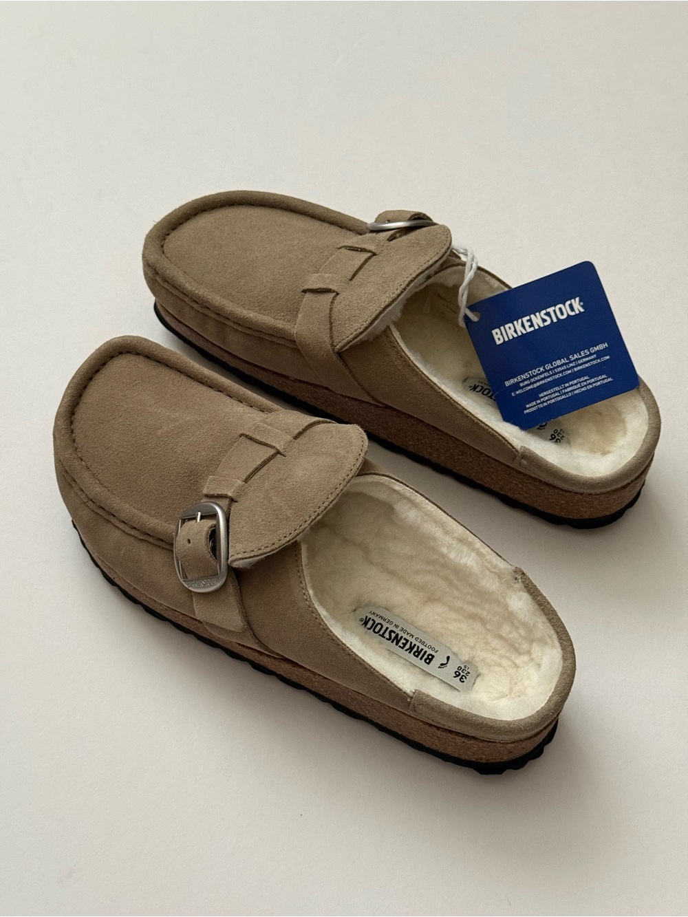 BIRKENSTOCK Buckley Shearling - Taupe